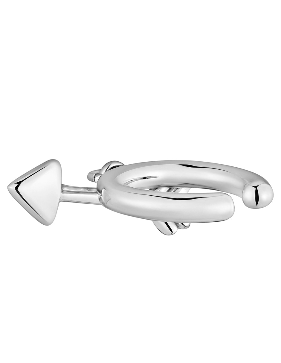 Ear cuff Flecha Charming Steel con acabado brillante 3