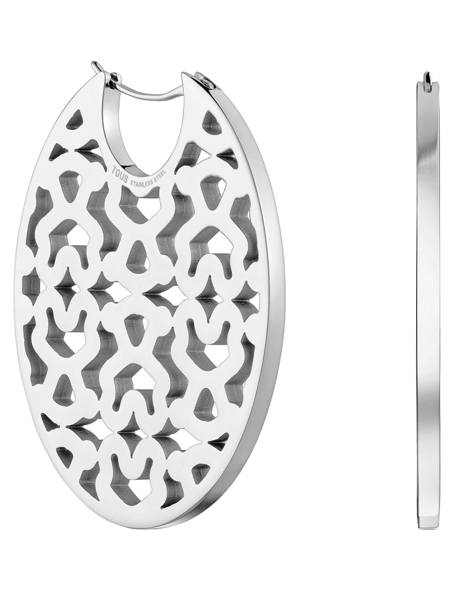 Aros circulares Kaos con acabado brillante 1