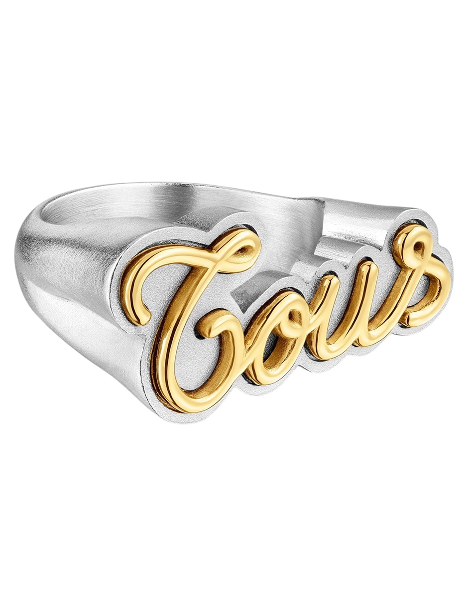 Anillo Logo Charming Steel brillante Anillo Logo Charming Steel brillante