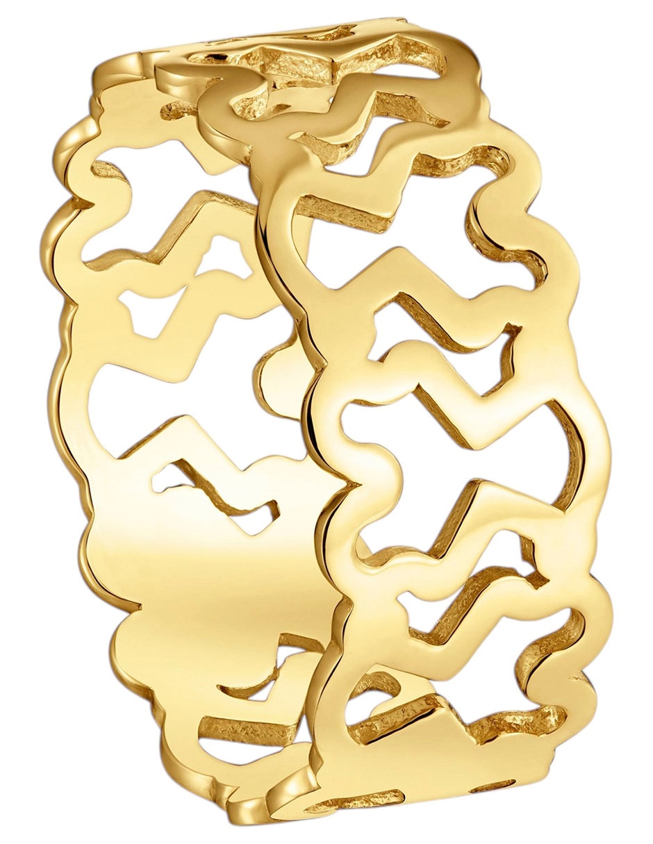 Anillo de Oso Kaos 9 K de Oro amarillo brillante 2