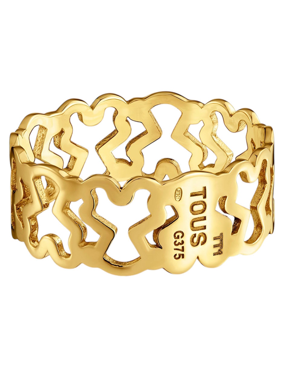 Anillo de Oso Kaos 9 K de Oro amarillo brillante 4