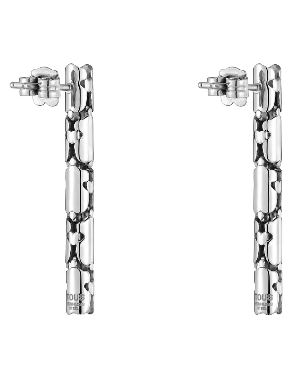 Aretes largos Carrusel con acabado brillante 4