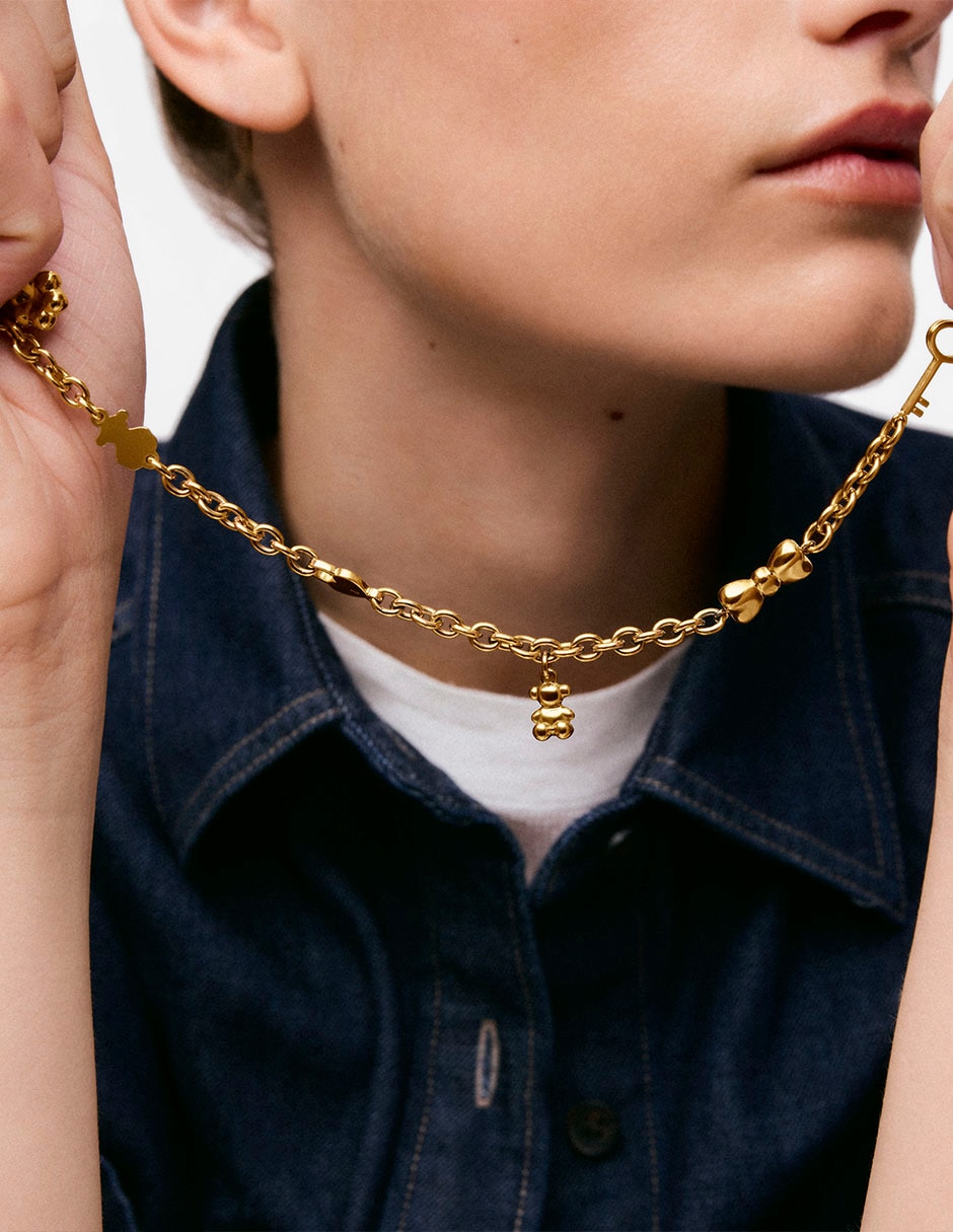 Collar con dije Charming Steel 3
