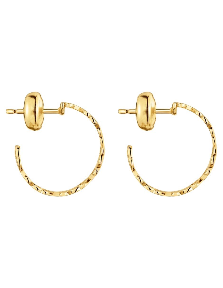 Aros Oso Kaos de Oro amarillo 9 K con acabado brillante Aros Oso Kaos de Oro amarillo 9 K con acabado brillante