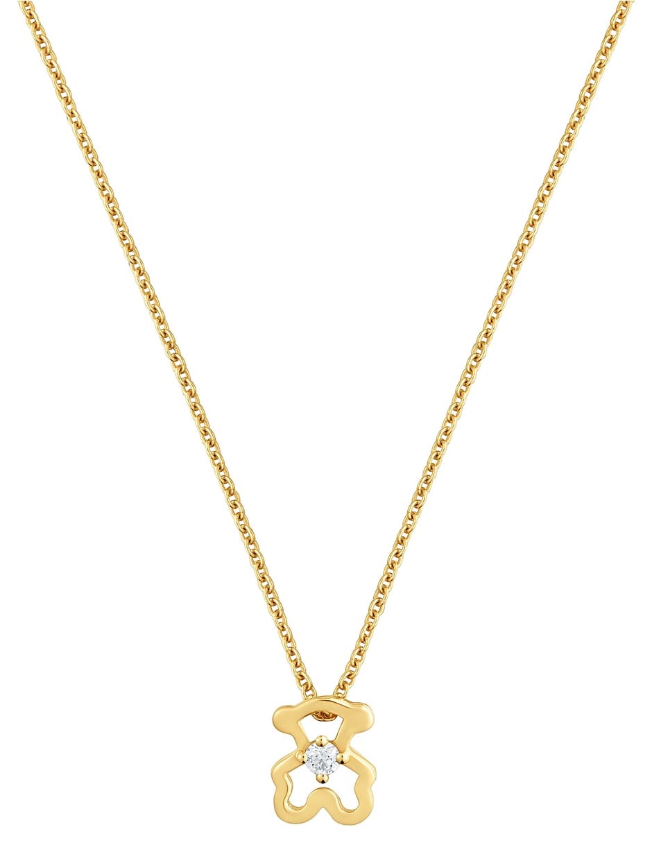 Collar Oso Kaos de oro amarillo 9 K 1