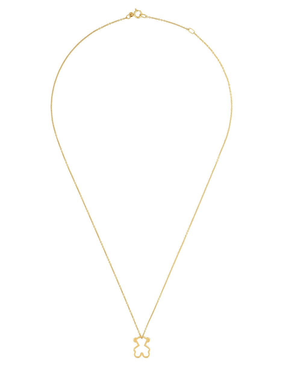 Collar Oso Kaos de oro amarillo 9 K Collar Oso Kaos de oro amarillo 9 K
