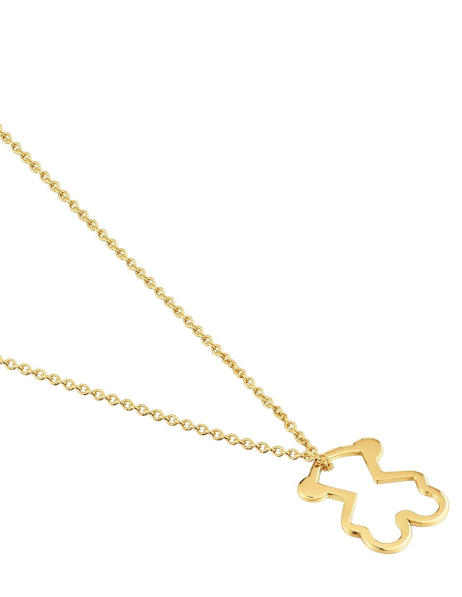 Collar Oso Kaos de oro amarillo 9 K 4