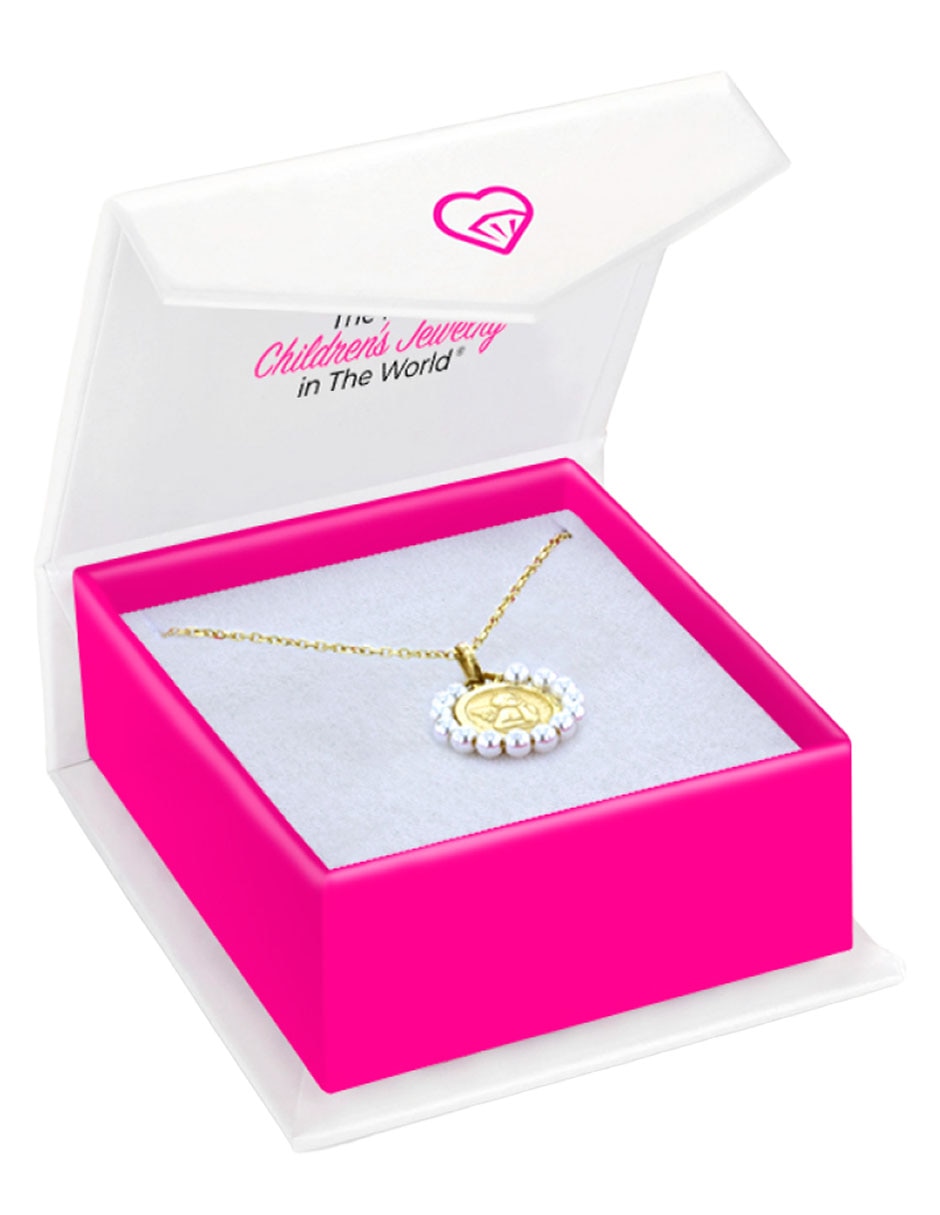 Collar redondo de oro amarillo 14 K 5