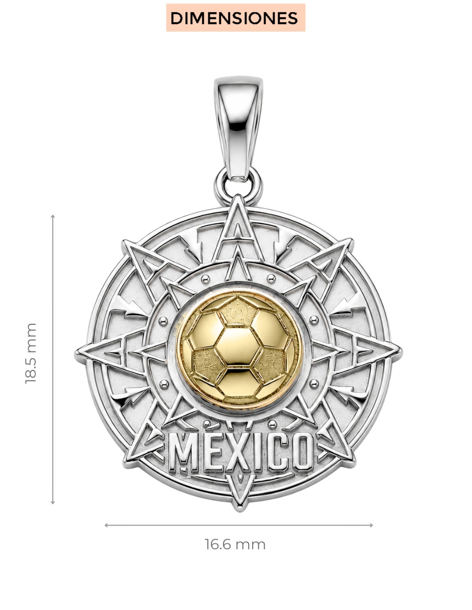 Dije de balón macehua de plata p 925 3