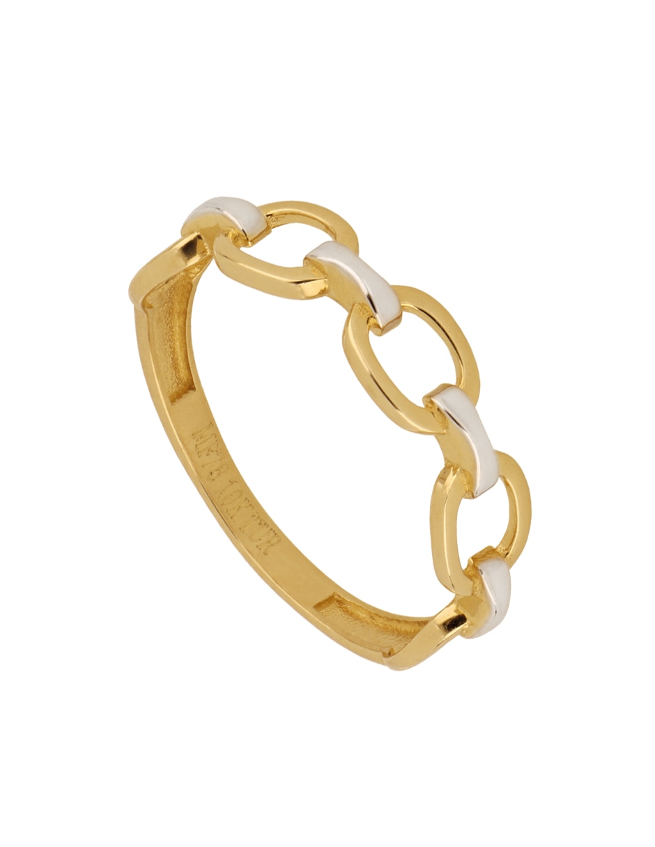 Anillo dinasti 10 k de oro amarillo