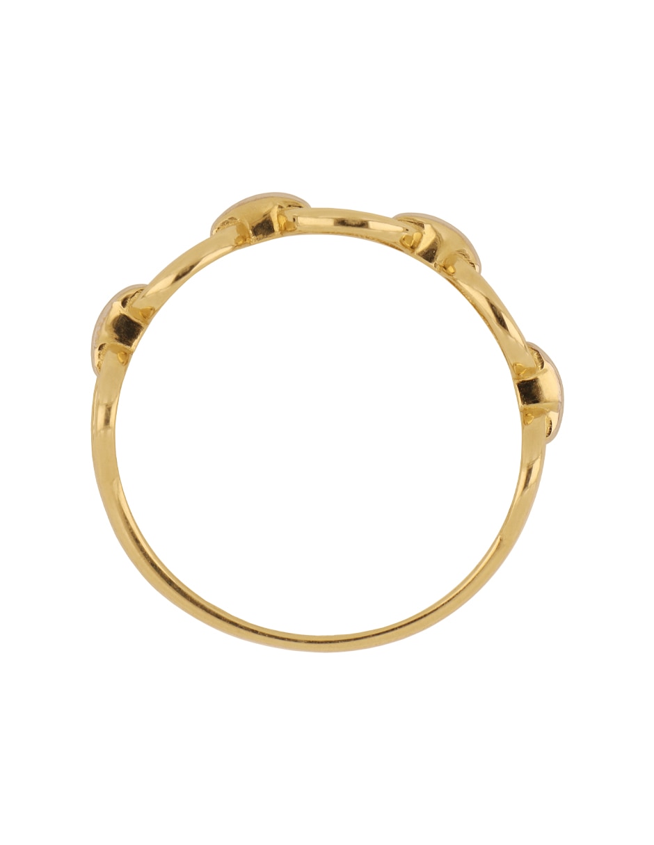 Anillo dinasti 10 k de oro amarillo