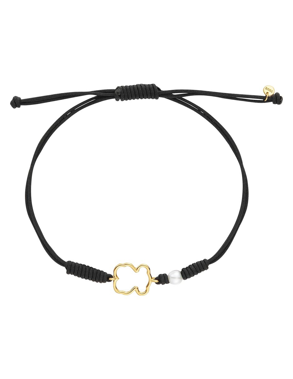 Pulsera Tous de oro con perla 9 K acabado brillante