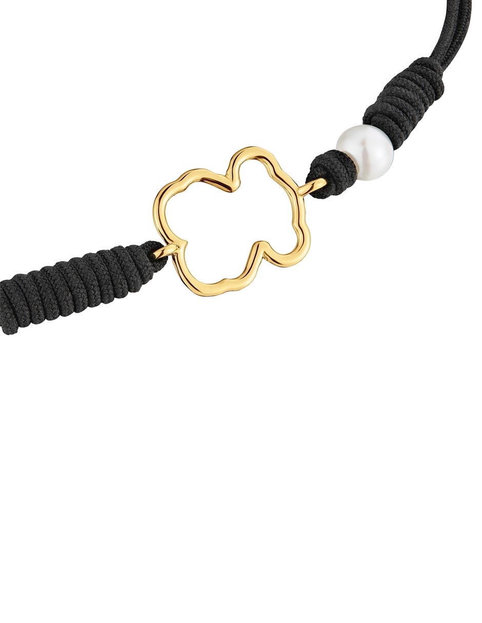Pulsera Tous de oro con perla 9 K acabado brillante