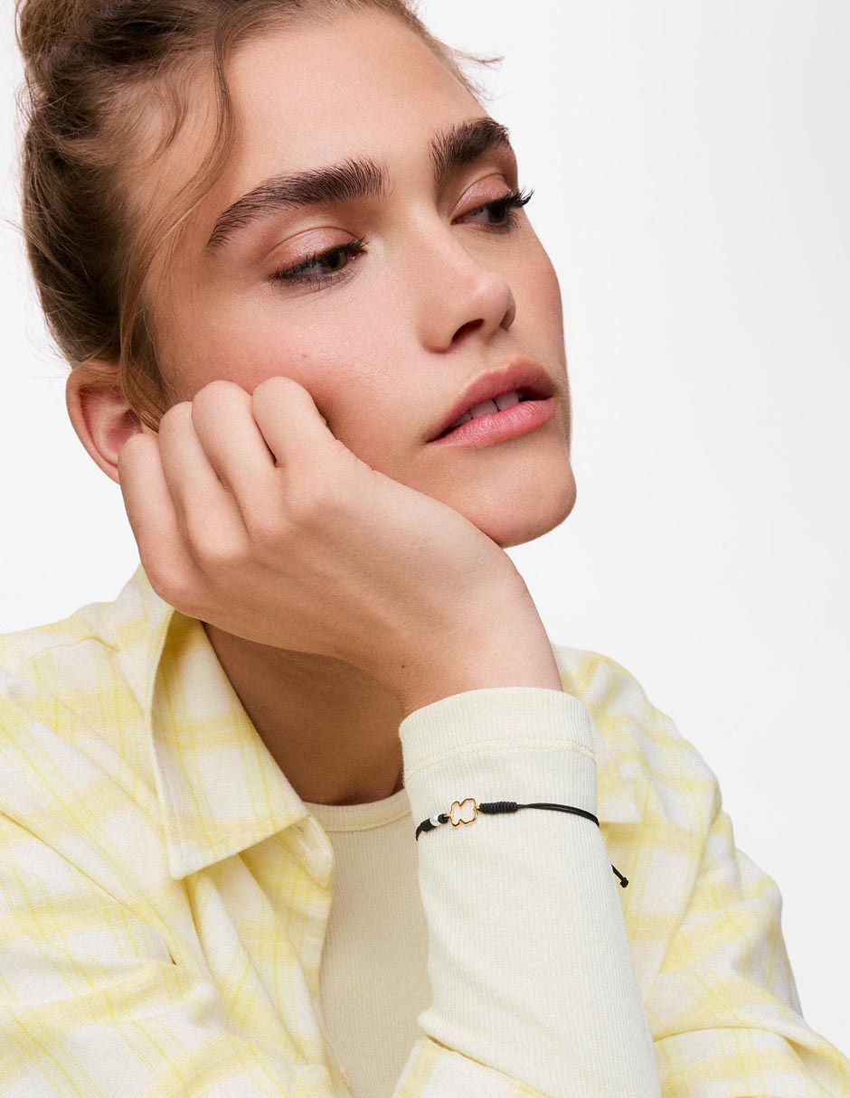 Pulsera Tous de oro con perla 9 K acabado brillante