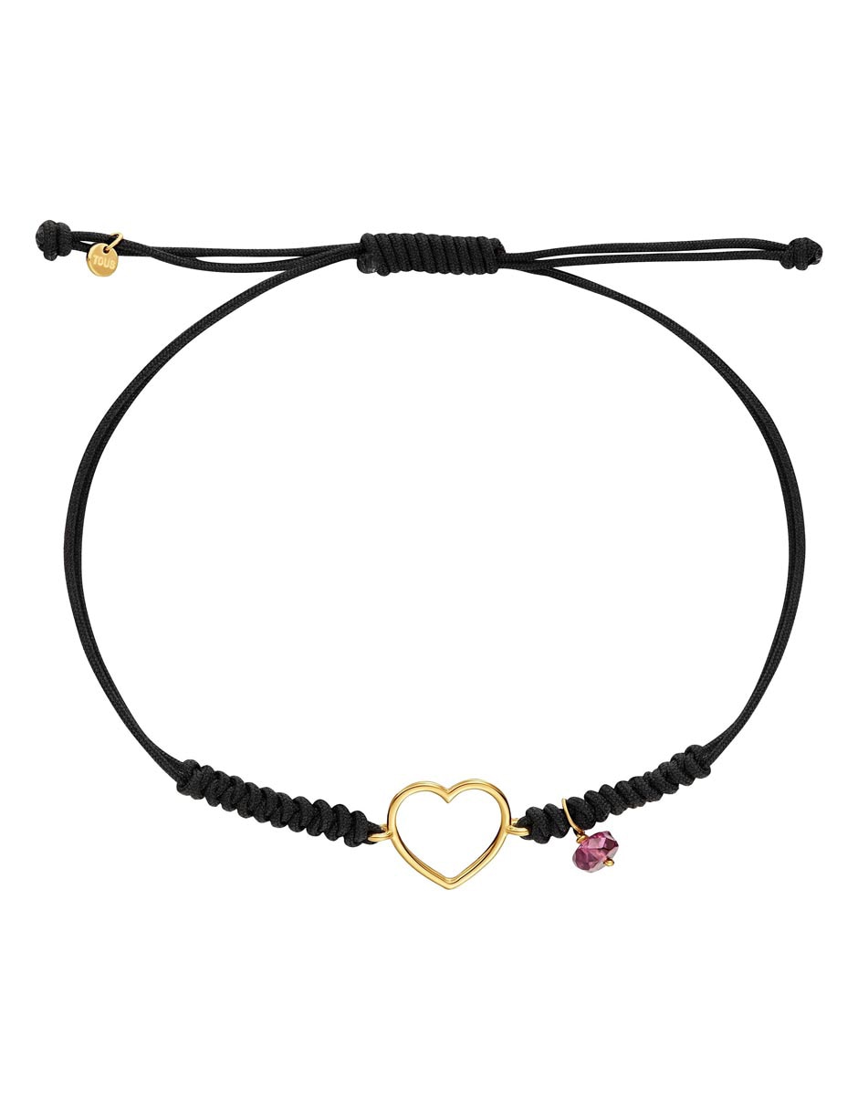 Pulsera de Oro con Rodolita 9 k acabado brillante 1
