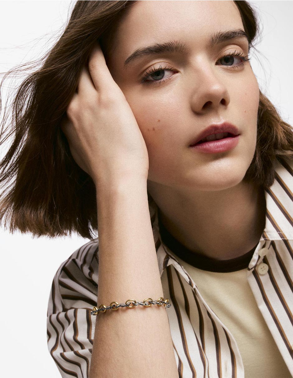Pulsera Tous Half Bear acabado brillante