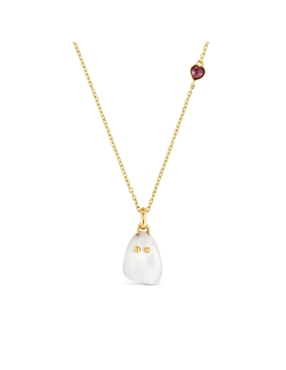 Collar de fantasma Tous Boo de baño de oro