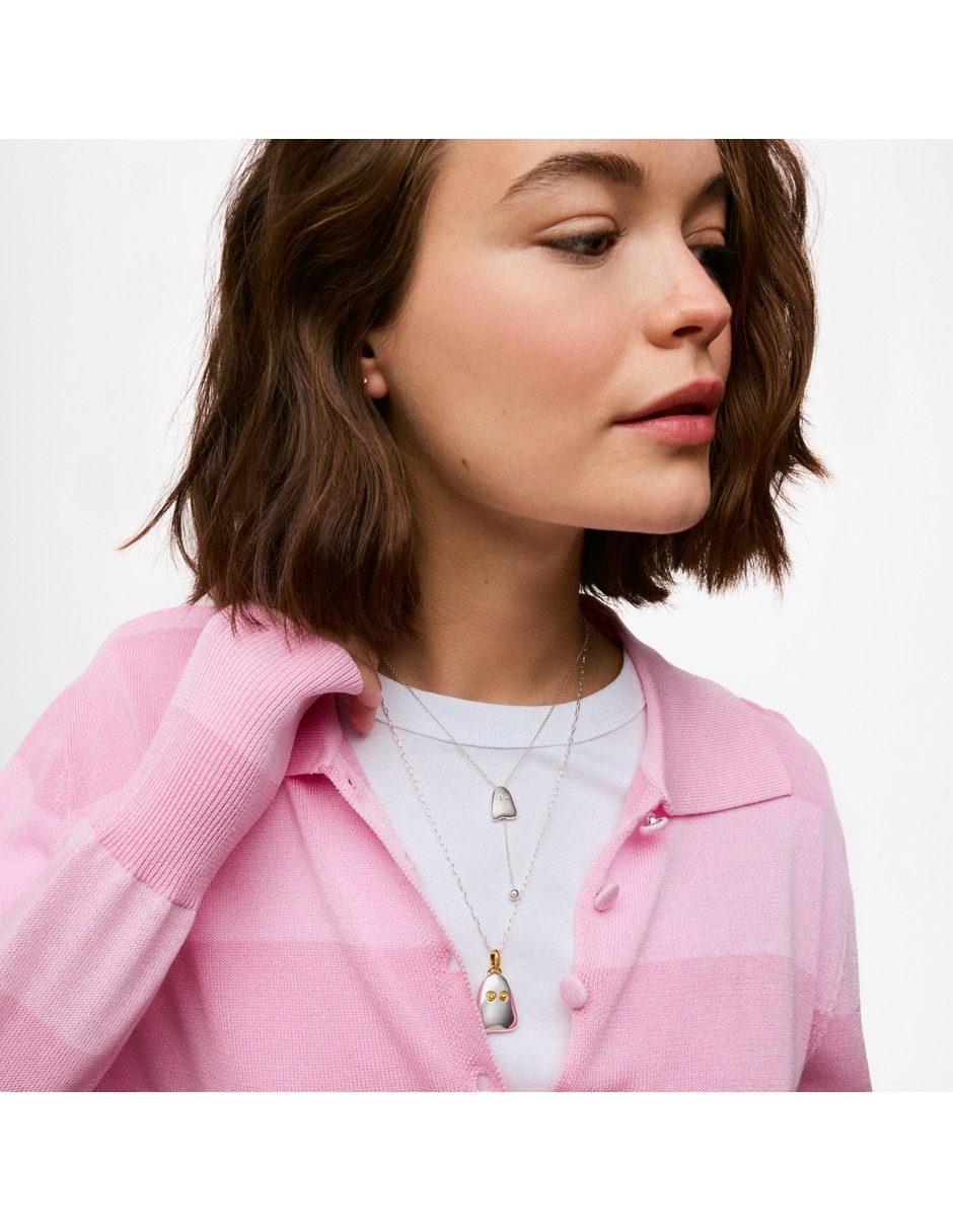 Collar de fantasma Tous Tous Boo de plata