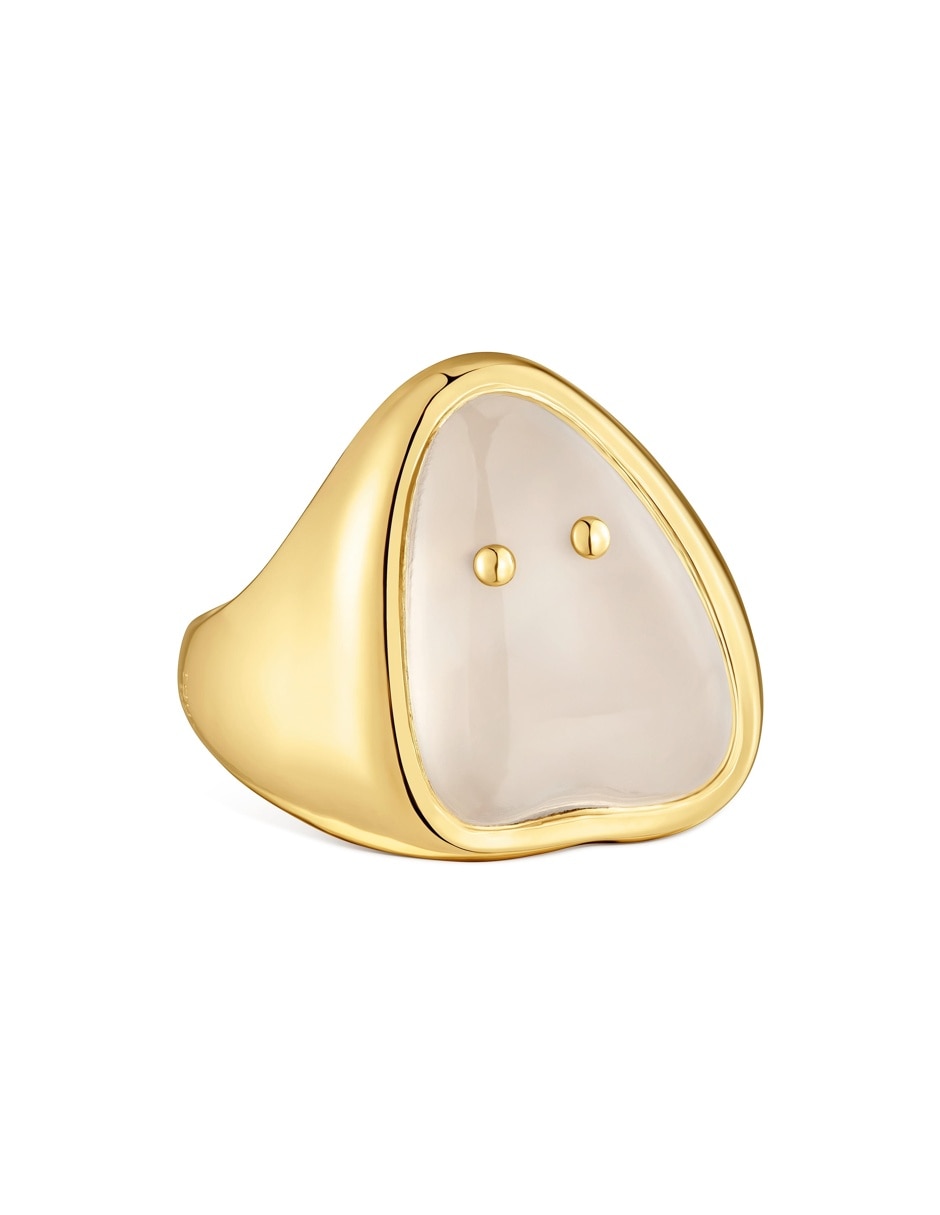 Anillo boo 18 k de plata vermeil baño de oro 2