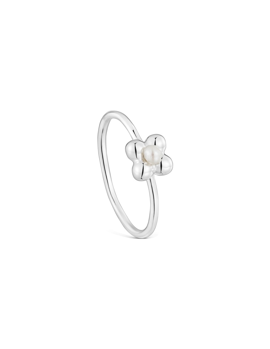 Anillo de flor bold motif 18 k de plata Anillo de flor bold motif 18 k de plata