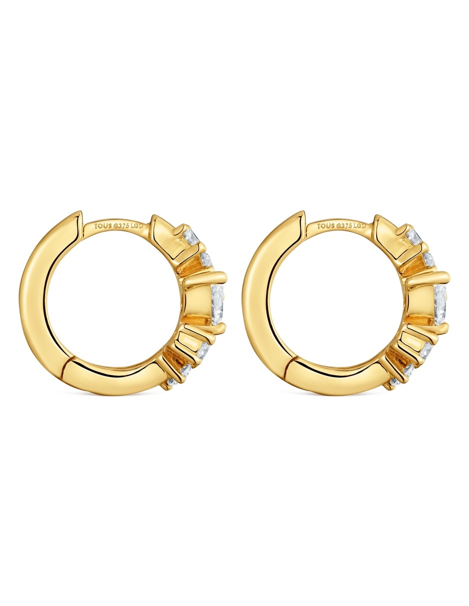 Aretes cortos de fantasma boo de plata con acabado 2