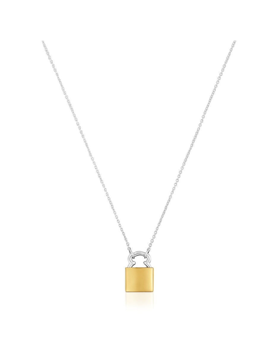 Collar de candado de plata P 925 1