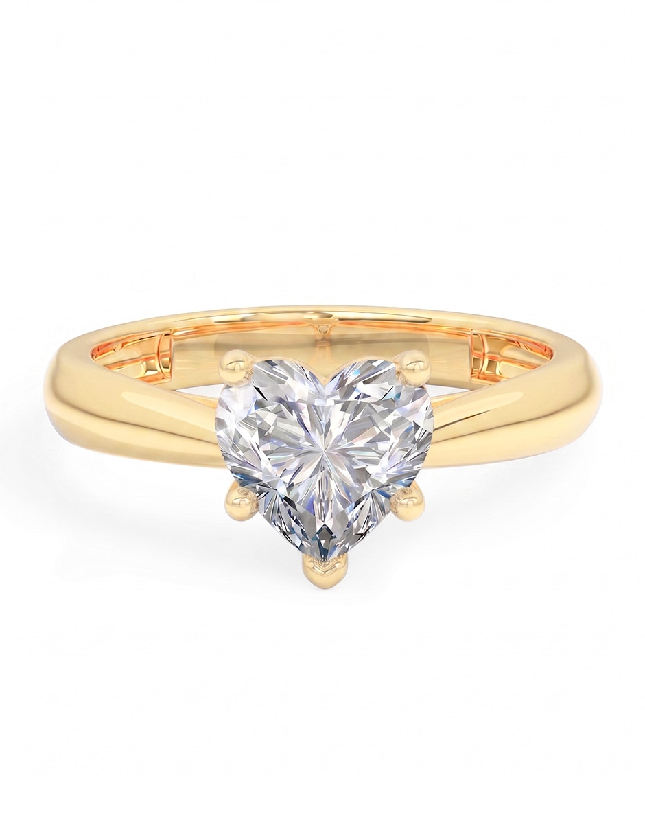 Anillo de compromiso de oro 14 K Anillo de compromiso de oro 14 K