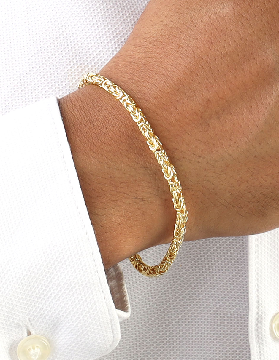 Pulsera de oro con 10 k