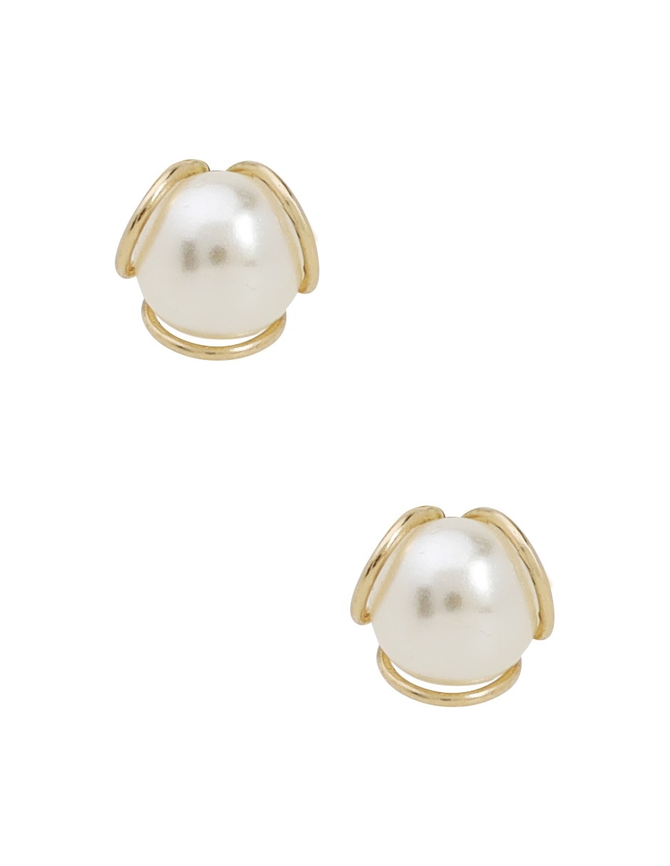 Broqueles de (si aplica) Circular No aplica SIN FAMILIA de Oro 14 K con acabado Espejo Perla Broqueles de (si aplica) Circular No aplica SIN FAMILIA de Oro 14 K con acabado Espejo Perla