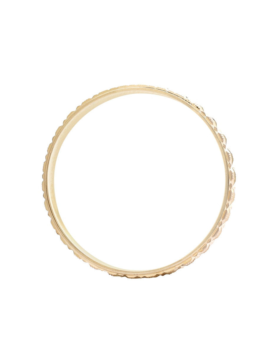 Argolla de oro 10 k zirconia 5