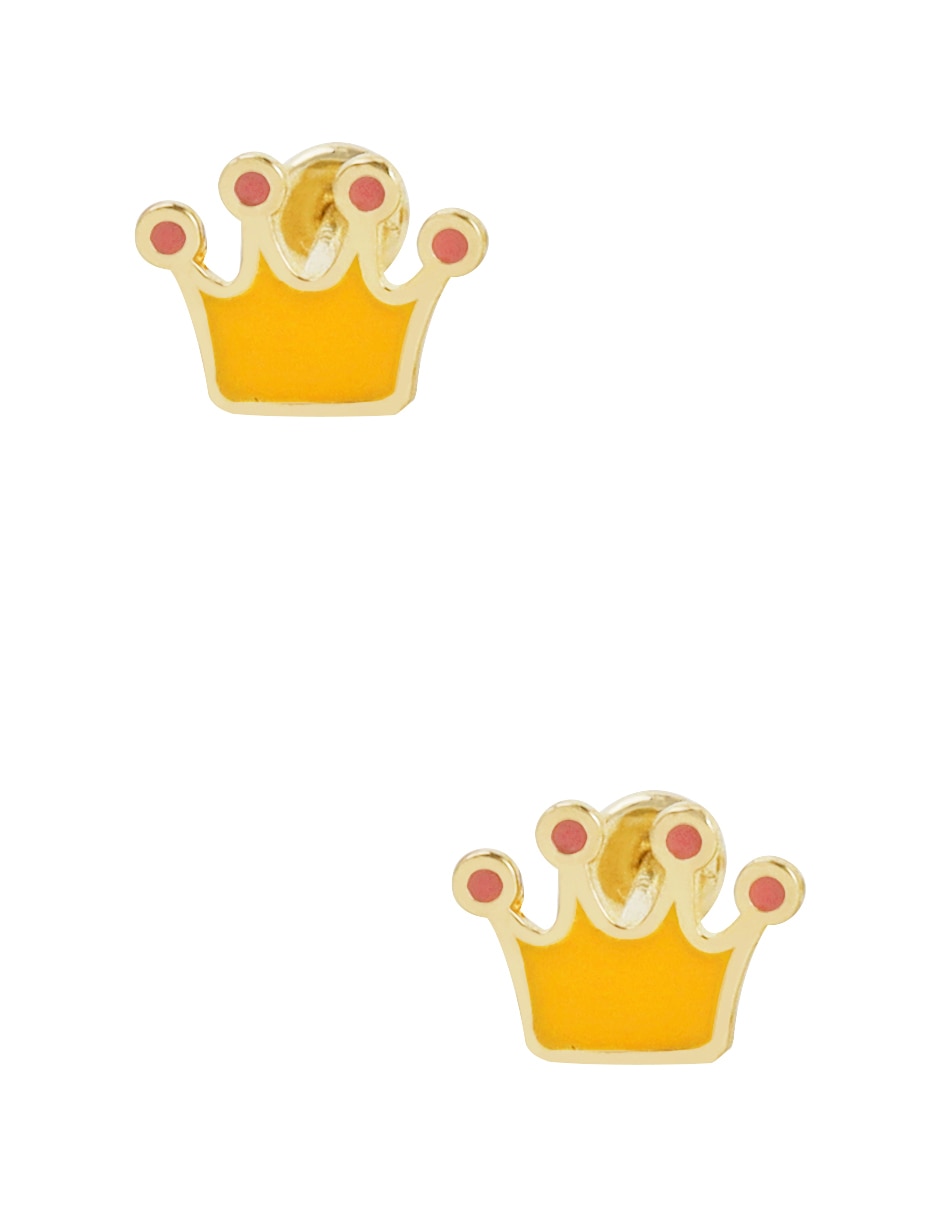 Broqueles de (si aplica) Corona No aplica SIN FAMILIA de Oro 14 K con acabado Esmaltado Sin gema Broqueles de (si aplica) Corona No aplica SIN FAMILIA de Oro 14 K con acabado Esmaltado Sin gema