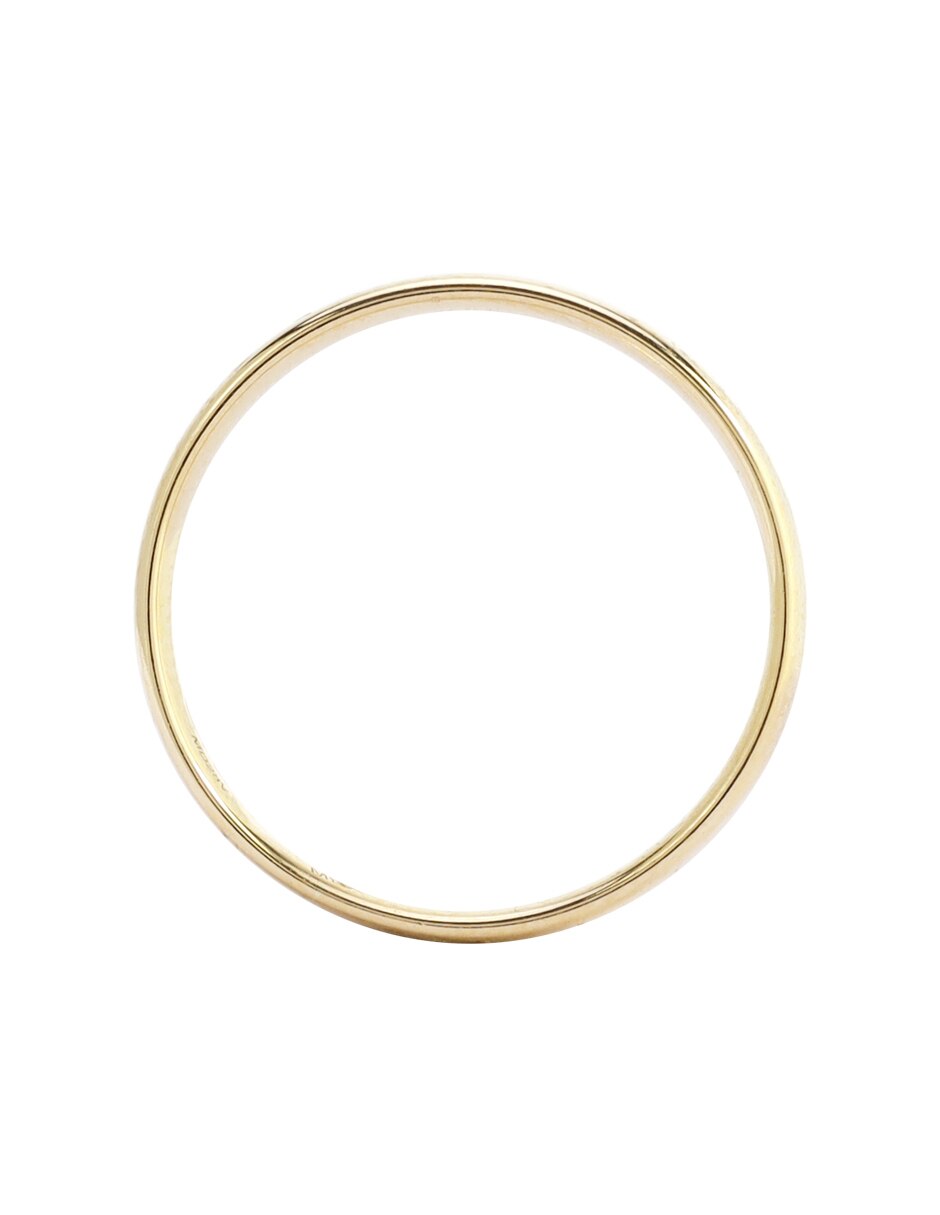 Argolla de oro 14 k zirconia