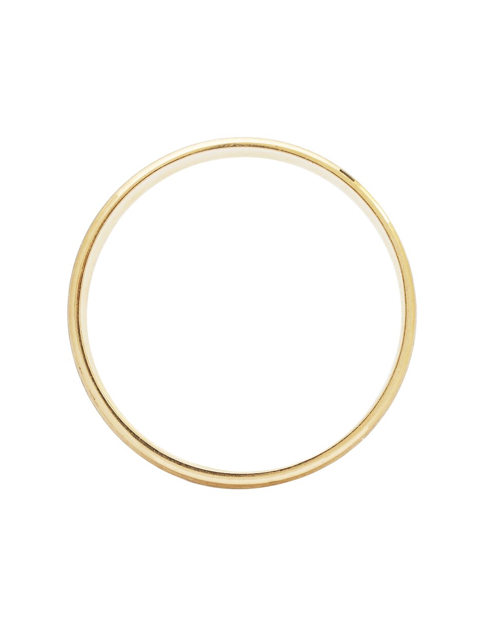Argolla de oro 14 k zirconia 5
