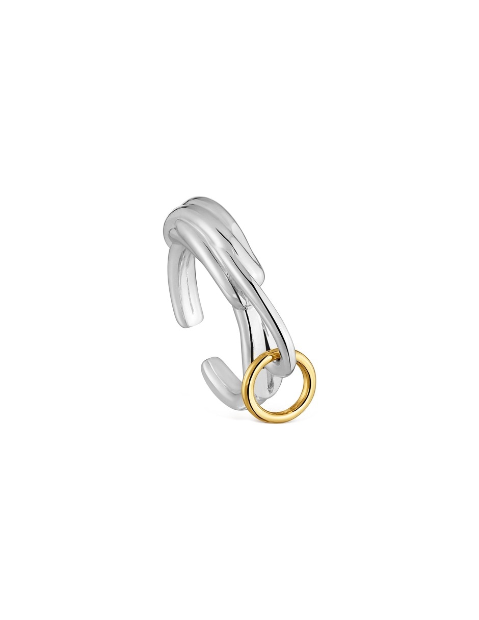 Anillo Tous Lia con acabado baño de oro 9 K Anillo Tous Lia con acabado baño de oro 9 K