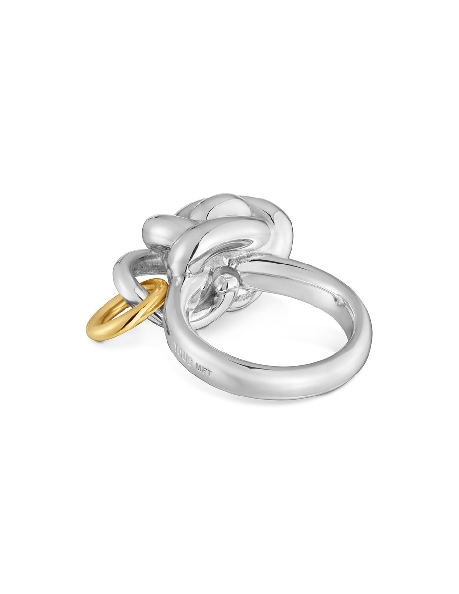 Anillo 9 k baño de oro