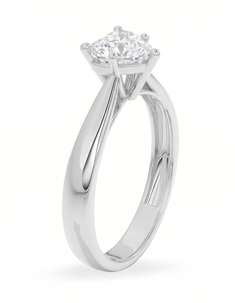 Anillo de compromiso de oro 18 k diamante de laboratorio 3