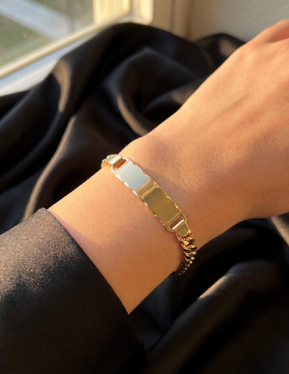 Esclava de oro laminado 18 K