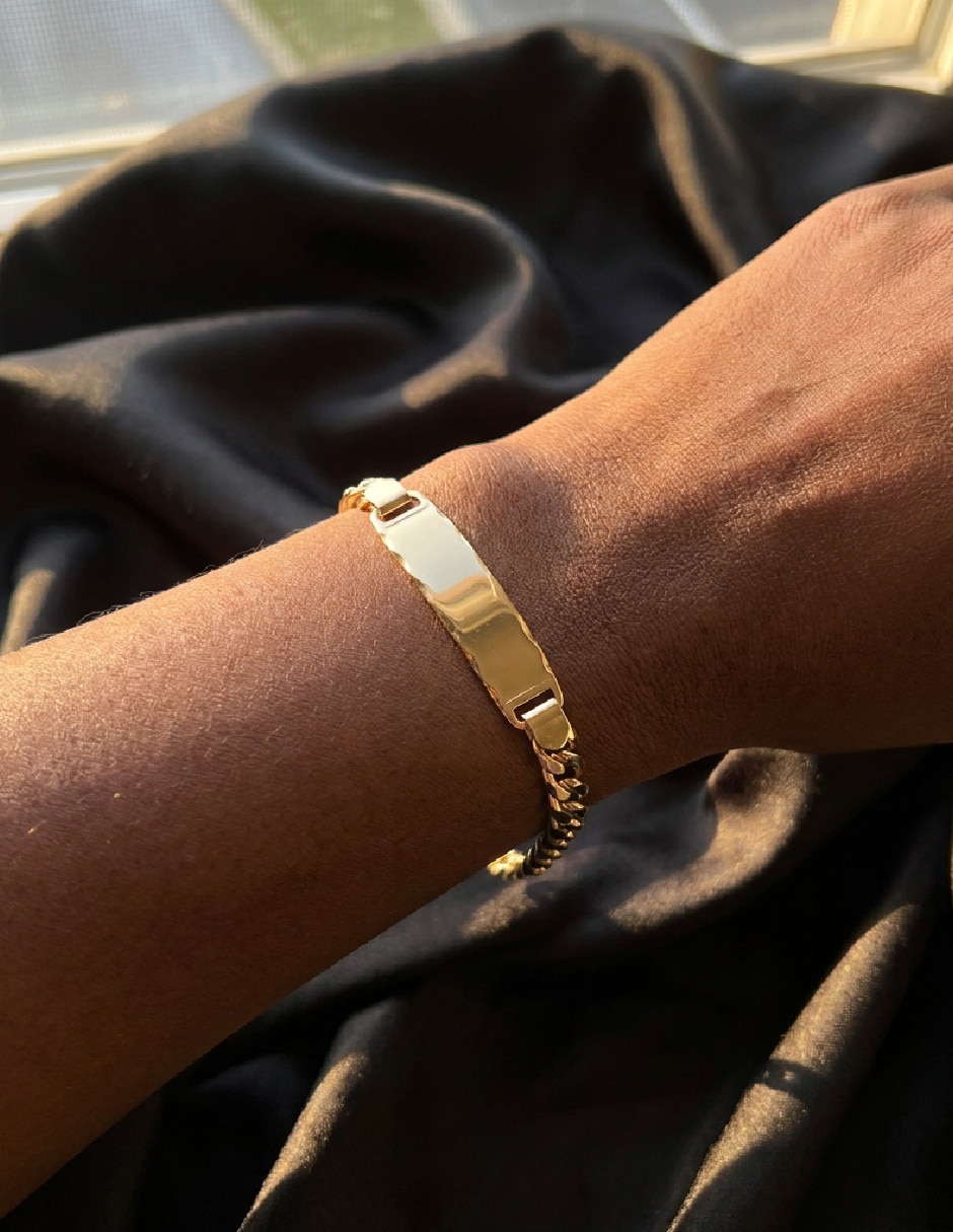 Esclava de oro laminado 18 K