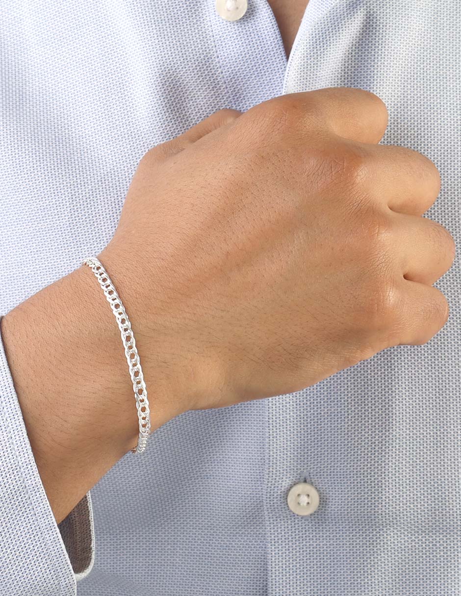 Pulsera de plata P 925 acabado brillante 3