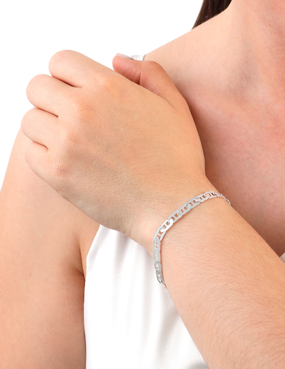 Pulsera de plata P 925 acabado brillante 7