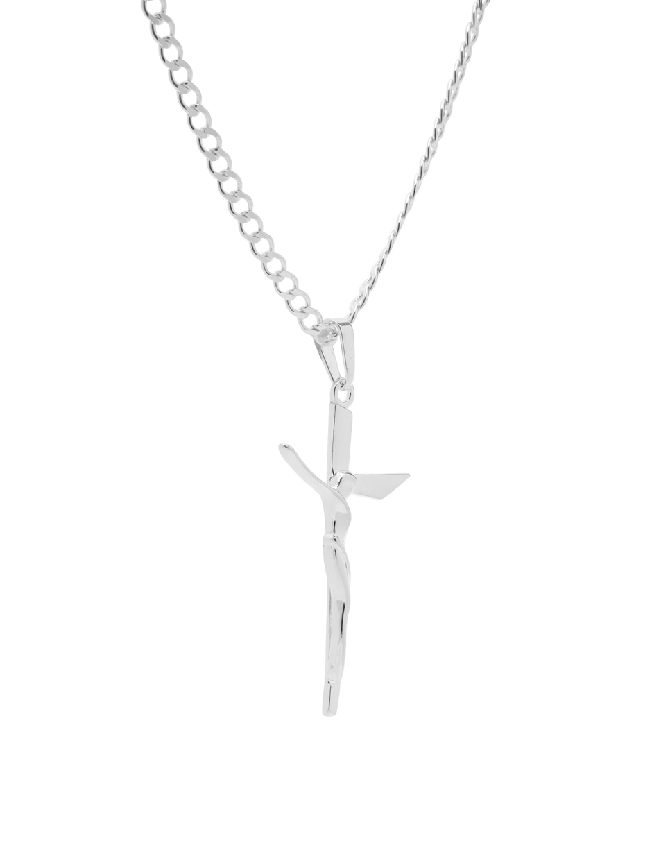 Collar cruz de plata P 925 5