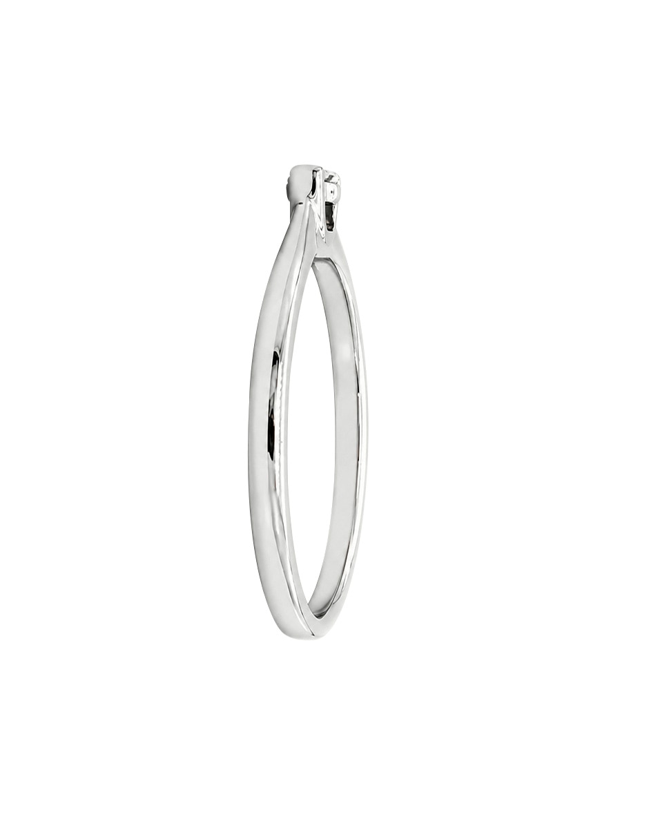 Anillo de compromiso de oro blanco 10 k klamore fer diamante