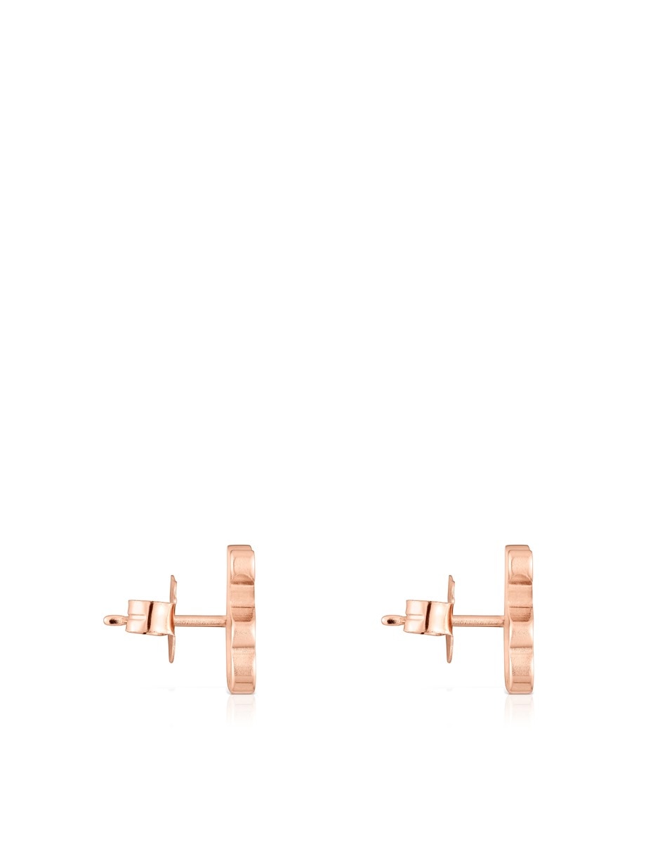 Broqueles de oso de plata vermeil p 925