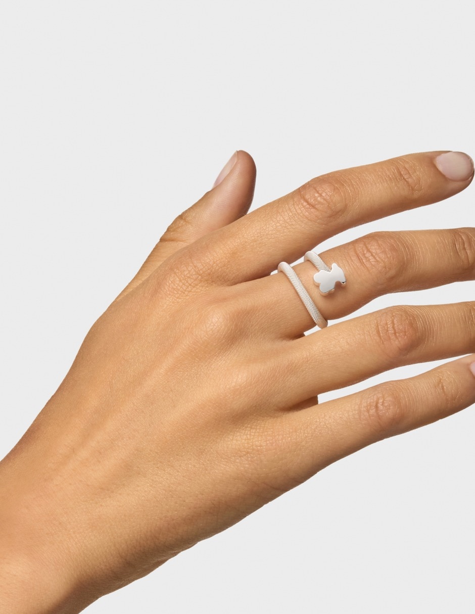 Anillo de oso p 925 de plata