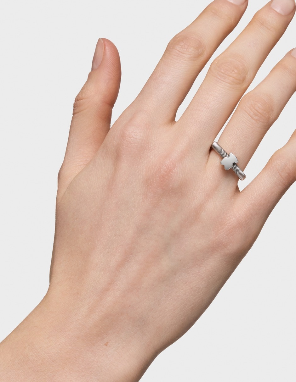 Anillo de oso p 925 de plata