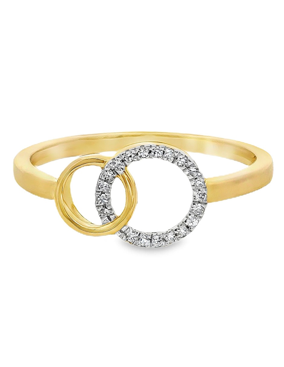 Anillo 14 k de oro diamante Anillo 14 k de oro diamante
