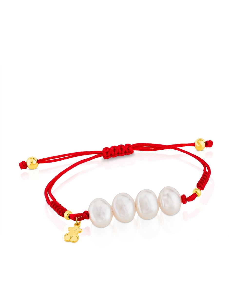 Pulsera de baño oro con perla P 925 1