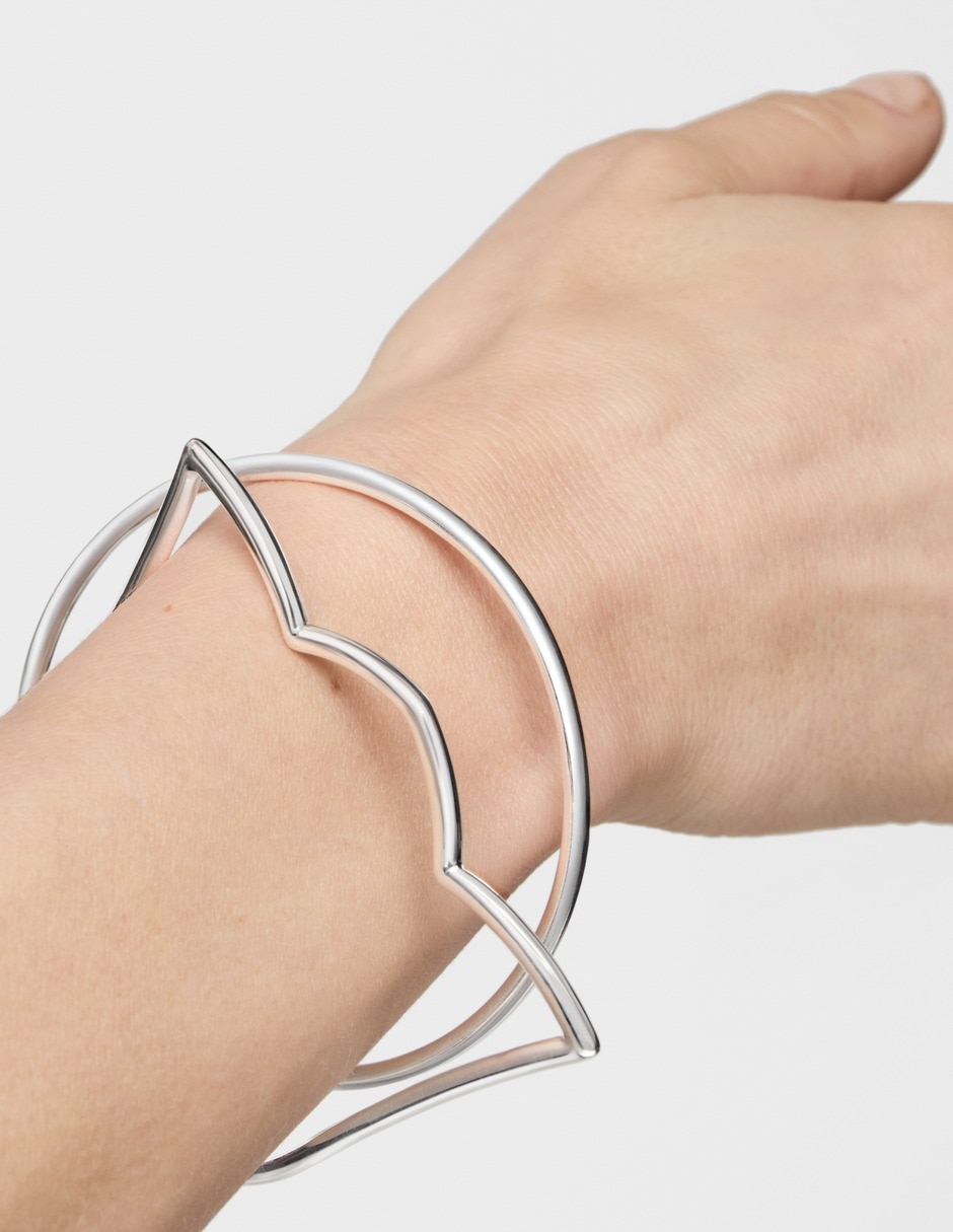Pulsera de plata con P 925