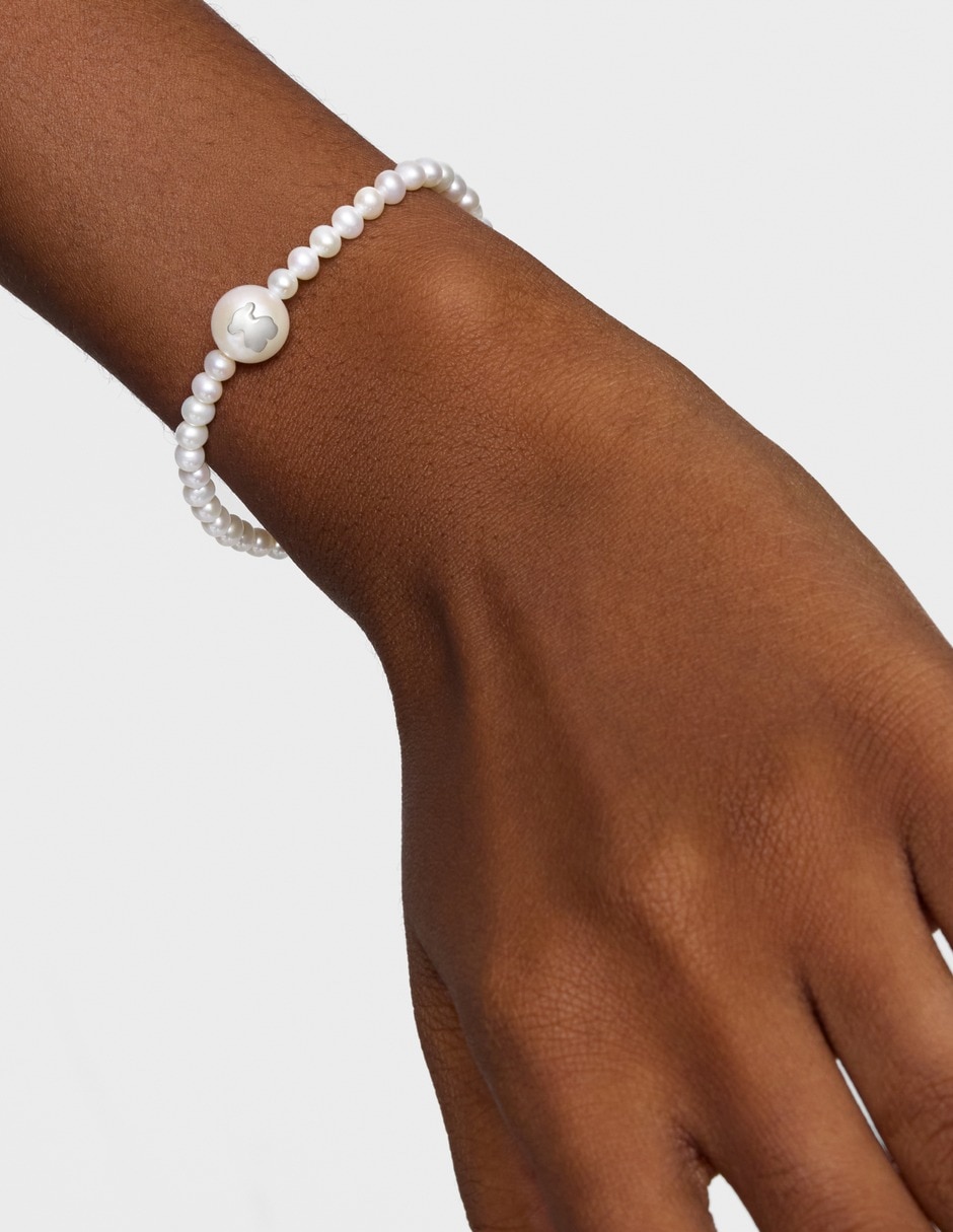Pulsera de plata con perla P 925 4