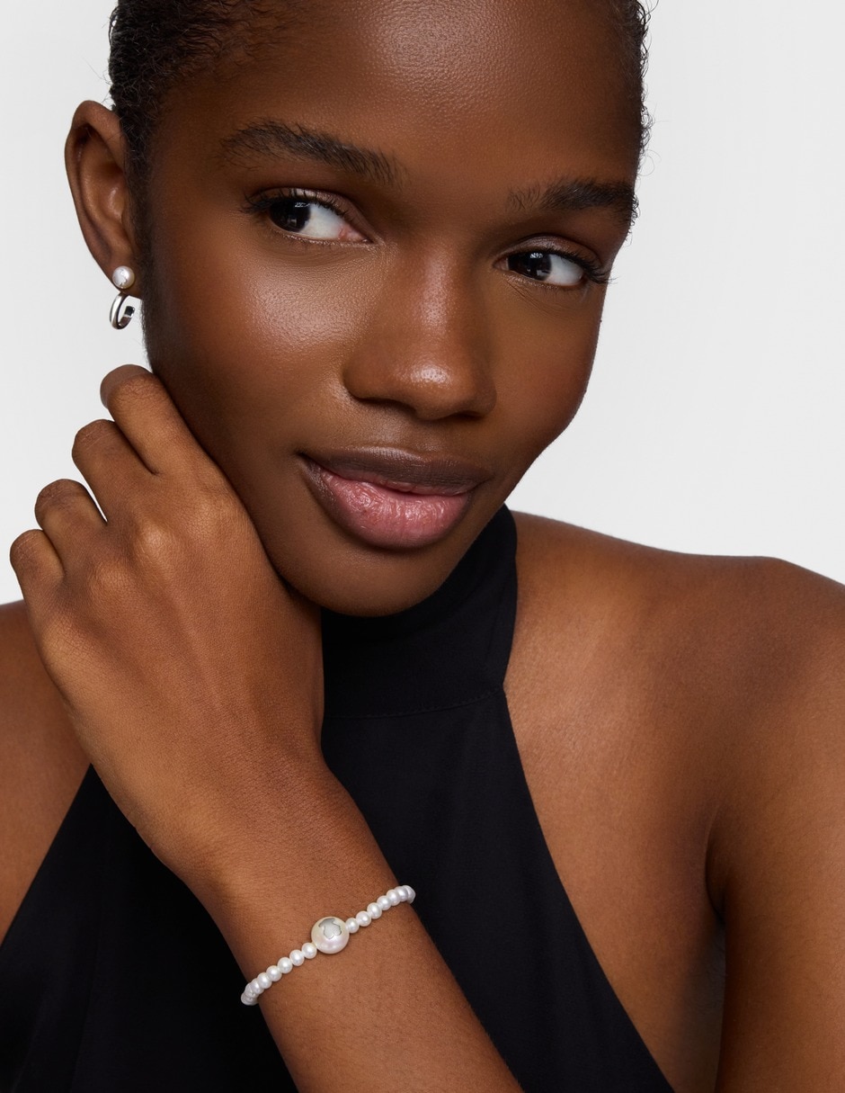 Pulsera de plata con perla P 925